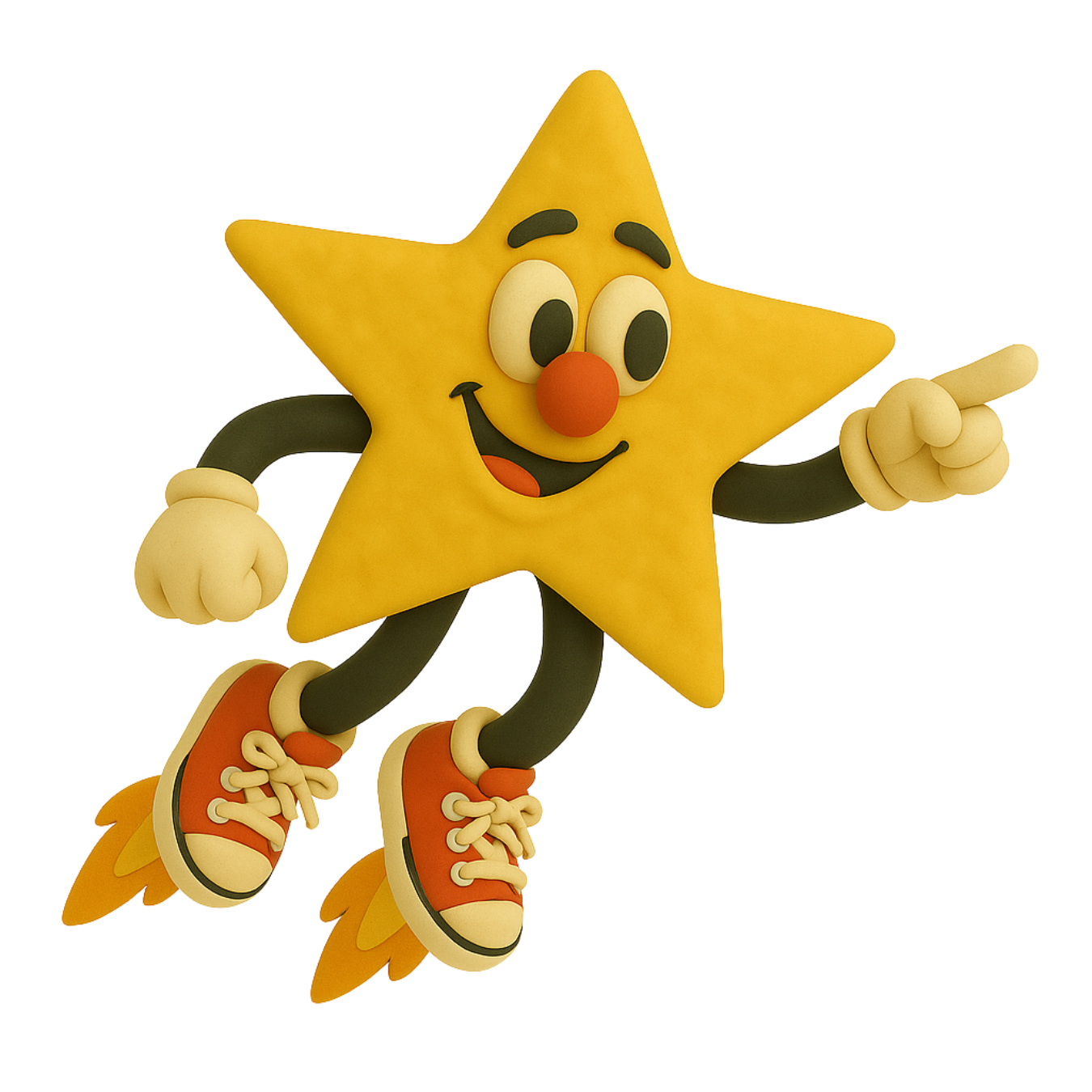 Flying Star Mascot